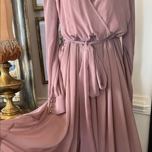 Baltic Born Lydia Maxi Dress in a dusty pink mauve